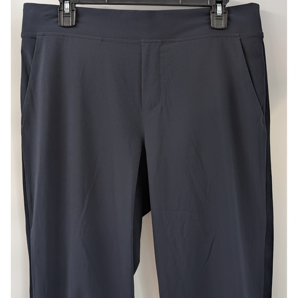 Athleta Brooklyn Jogger size 10 Womens Pants 198671 Pull On Blue Active Ribbed - Picture 3 of 10